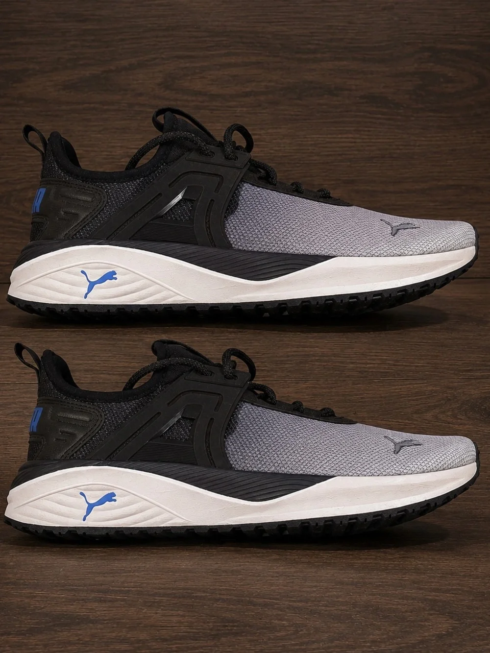 Puma Men’s Gray, Black & Blue Athletic Trainers